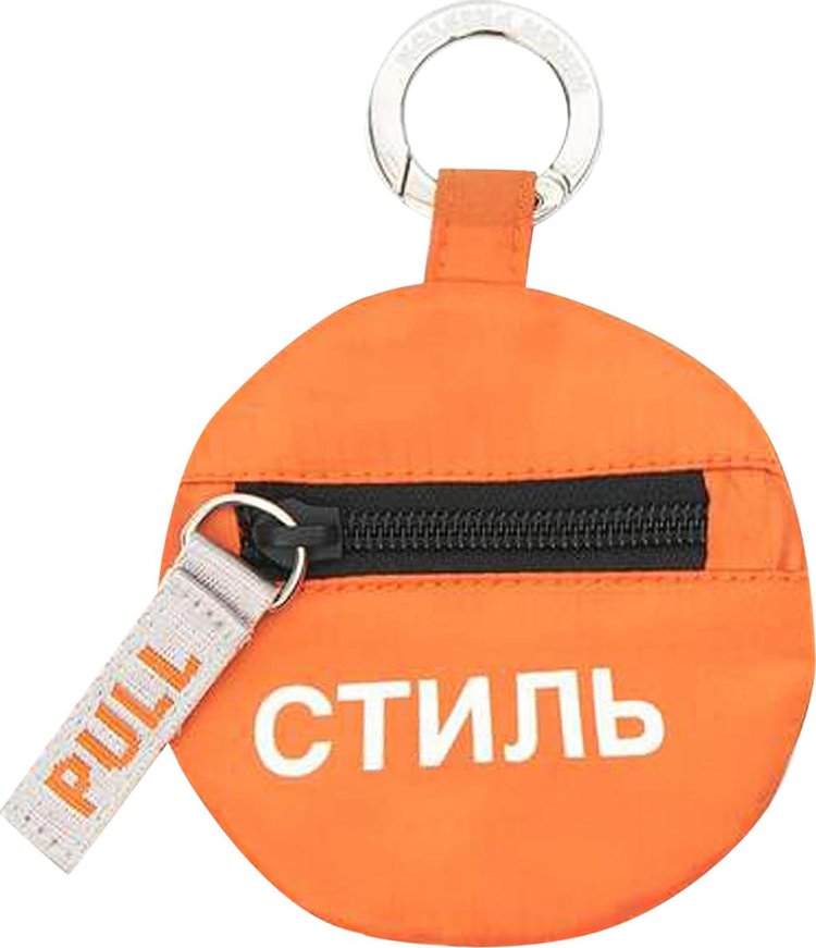 Heron Preston Round Charm CTNMB 'Orange/White'