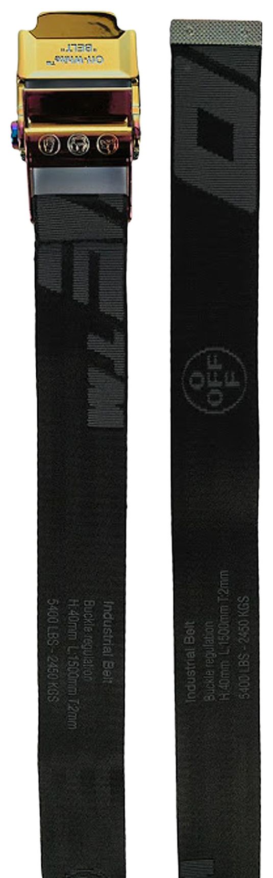 Off White 20 Industrial Belt Black