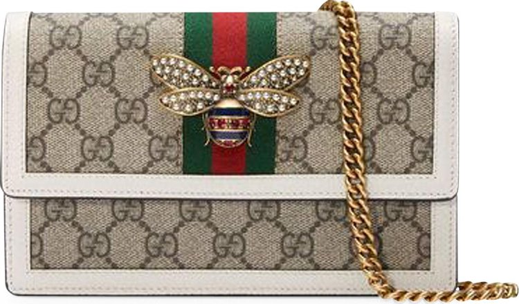 Gucci Queen Margaret GG Supreme Wallet on Chain Shoulder Clutch - SOLD