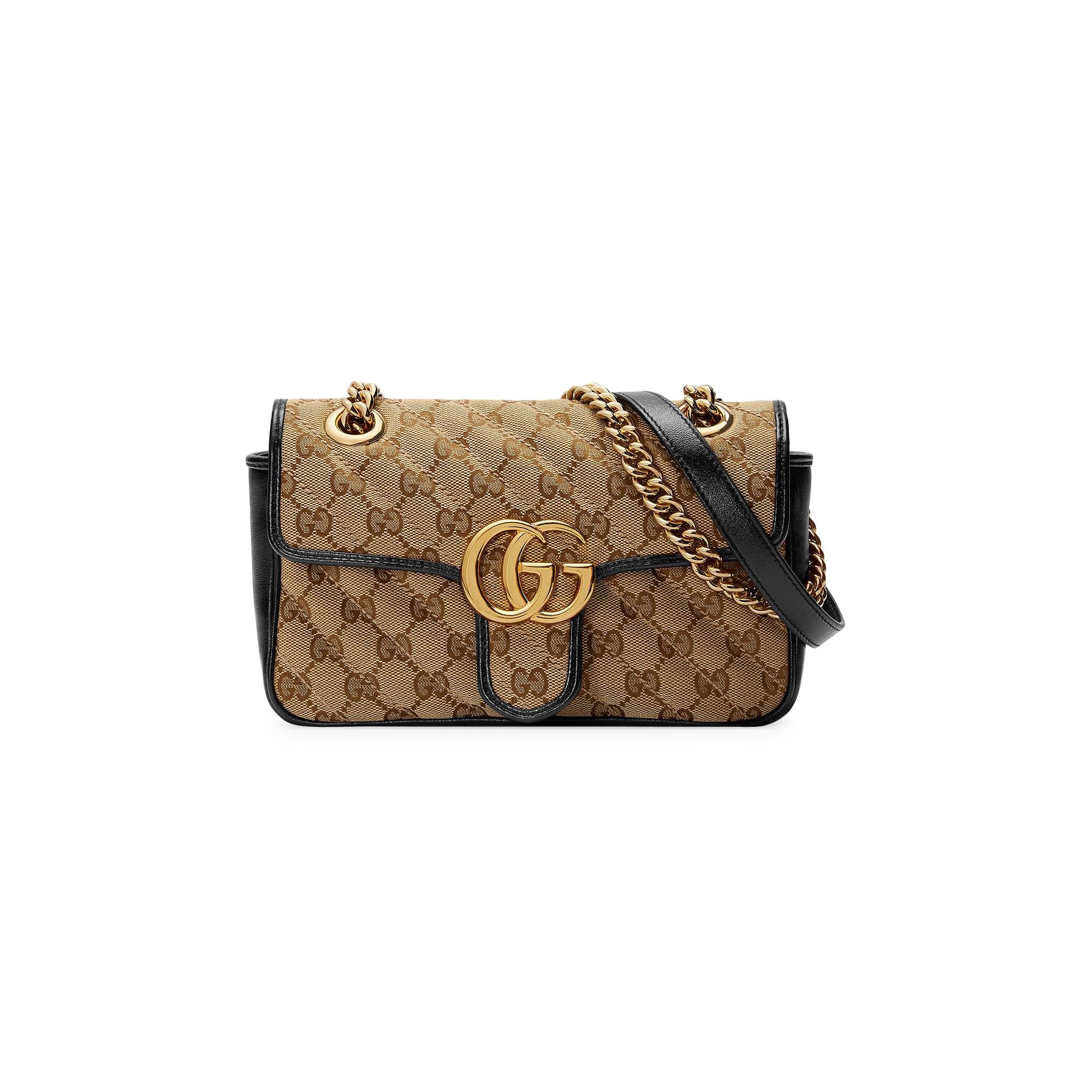 Buy Gucci GG Marmont Mini Bag Beige Ebony Nero 446744 HVKEG 9772 GOAT