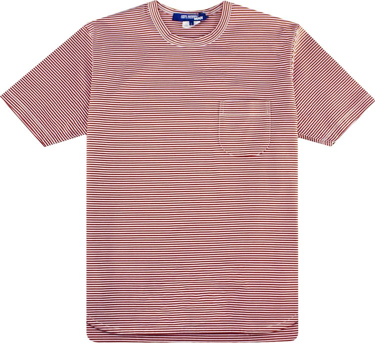 Buy Junya Watanabe Striped T-Shirt 'Red/White' - WE T017 051 2 | GOAT