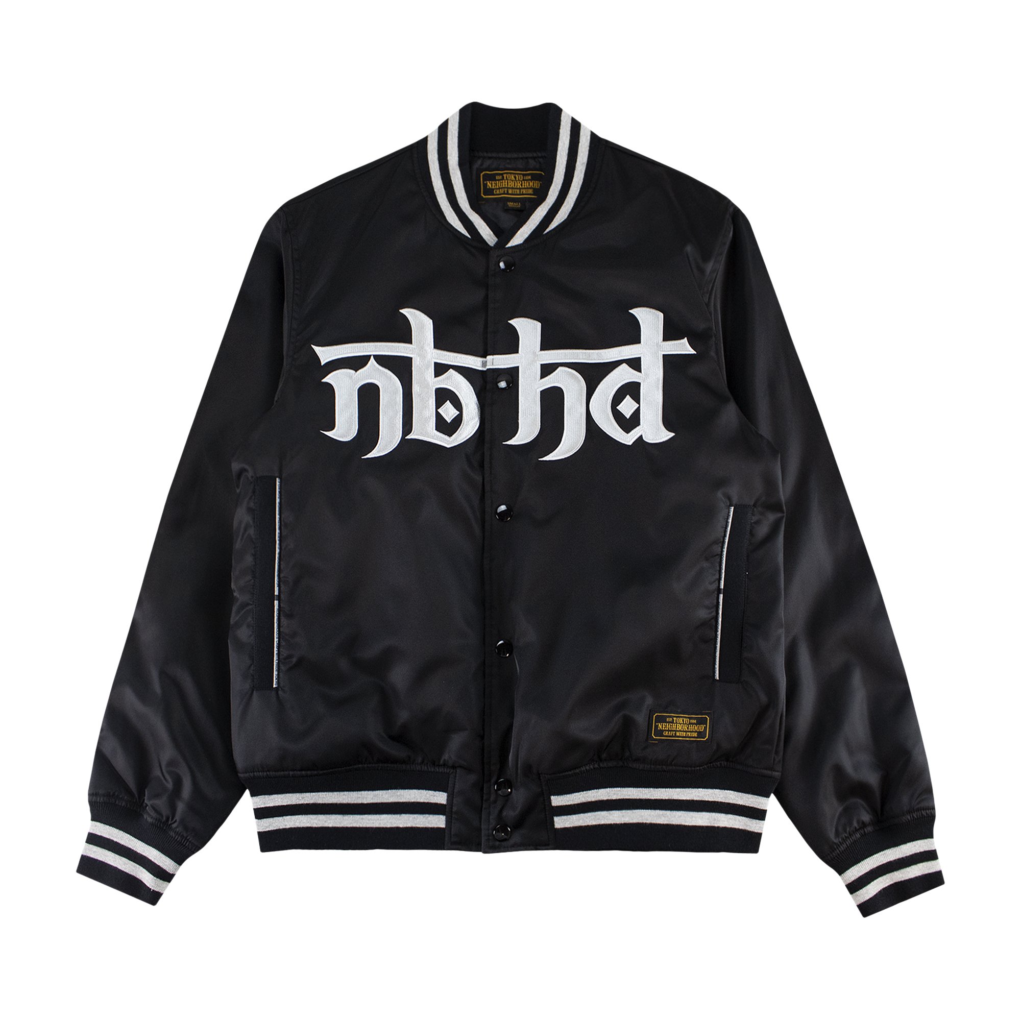 Buy Neighborhood Stadium Jacket 'Black' - 201TSNH JKM03 BLAC | GOAT