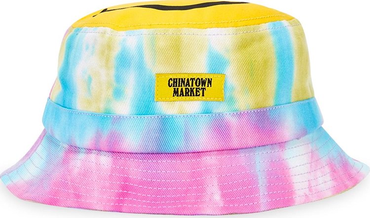 Chinatown Market Smiley Tie Dye Bucket Hat 'Tie Dye'