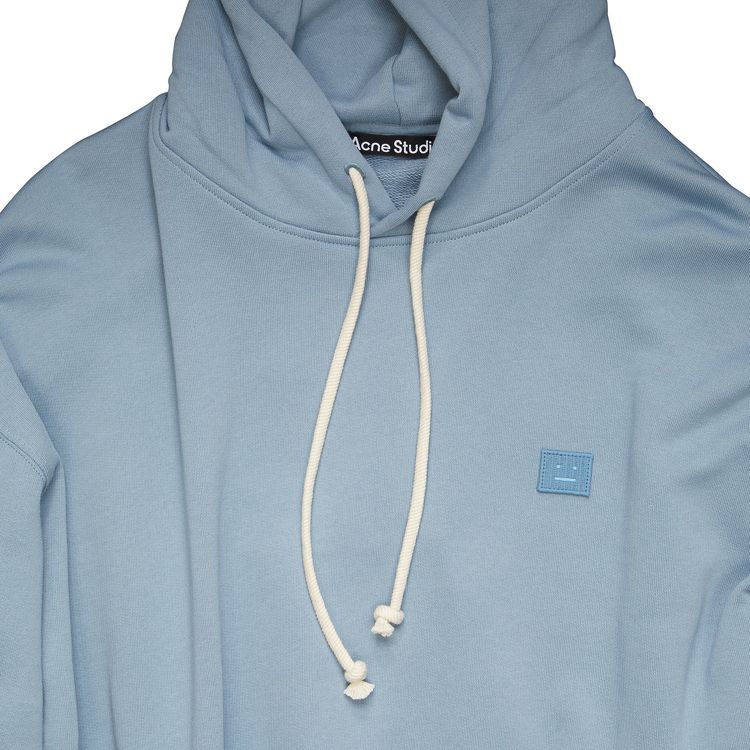 Acne Studios Oversized Hooded Sweatshirt Mineral Blue