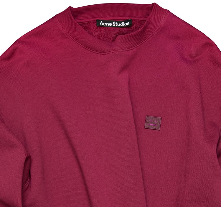 Acne Studios Oversized Sweatshirt Dark Pink