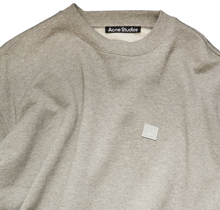 Acne Studios Oversized Sweatshirt Light Grey Melange