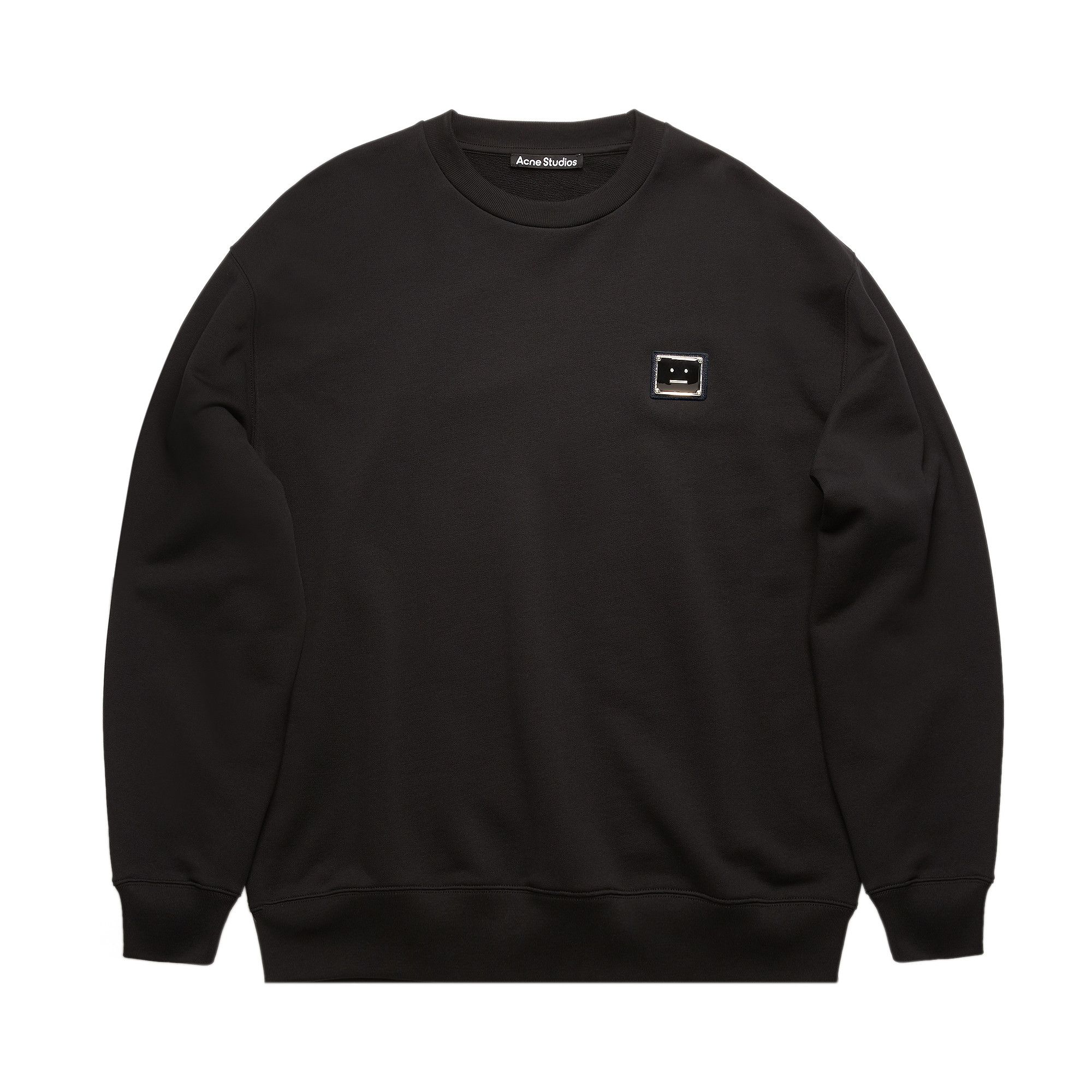 Acne Studios College Slo Jo Crew Sweat Black | END. (JP)