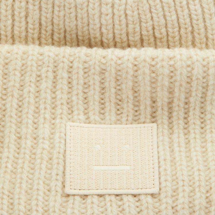 Acne Studios Pansy N Face Beanie Cream Beige