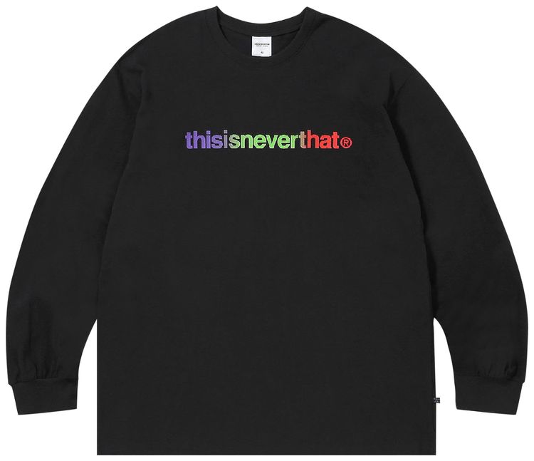thisisneverthat T Logo Long Sleeve Top Black