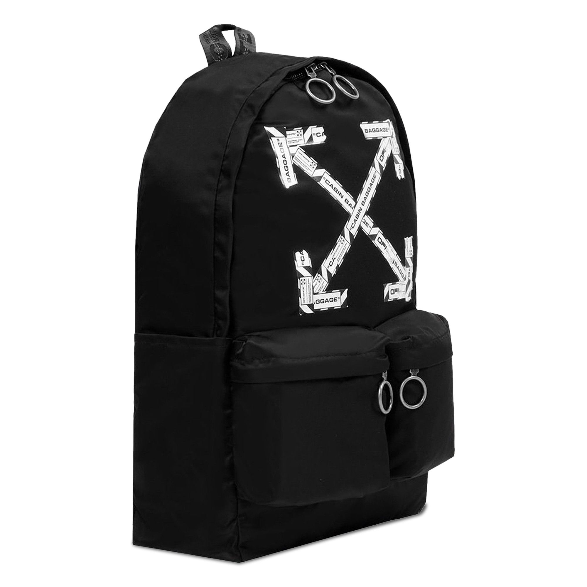 Buy Off White Airport Tape Backpack Black OMNB003S20E480031088 GOAT