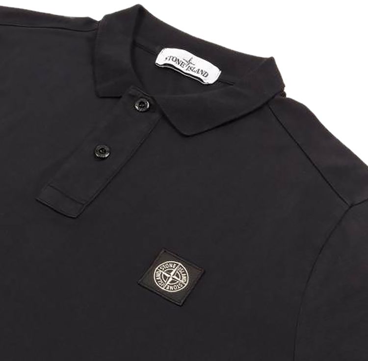 Stone Island Jersey Polo Shirt Navy