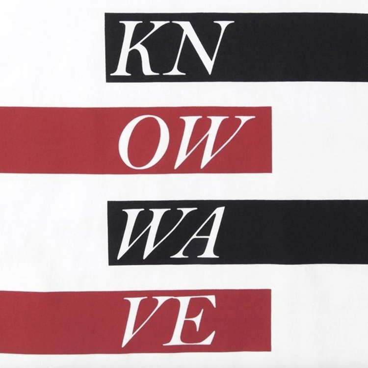 Know Wave Slides Tee White