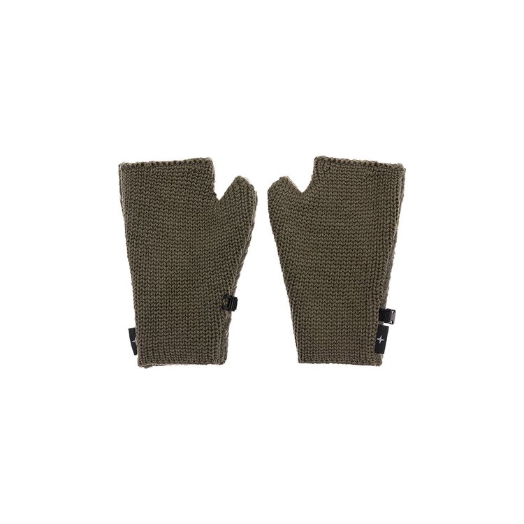 Stone Island Gloves Olive Green