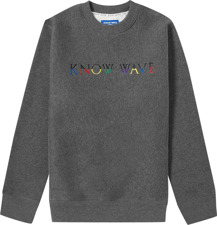 Know Wave Multi Crewneck Sweatshirt 'Charcoal'