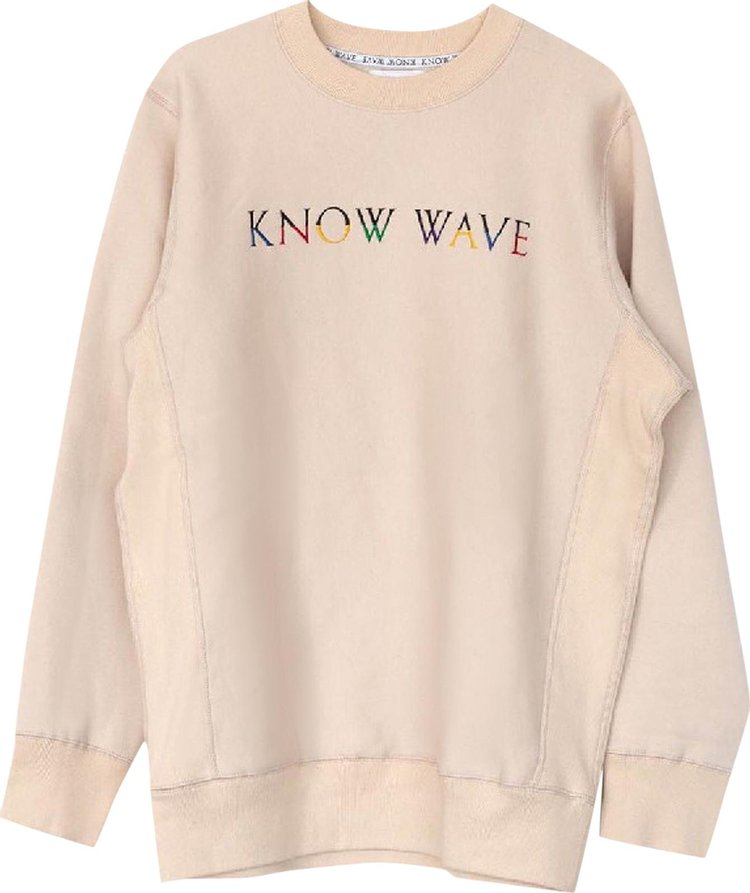 Know Wave Multi Crewneck Sweatshirt 'Cream'