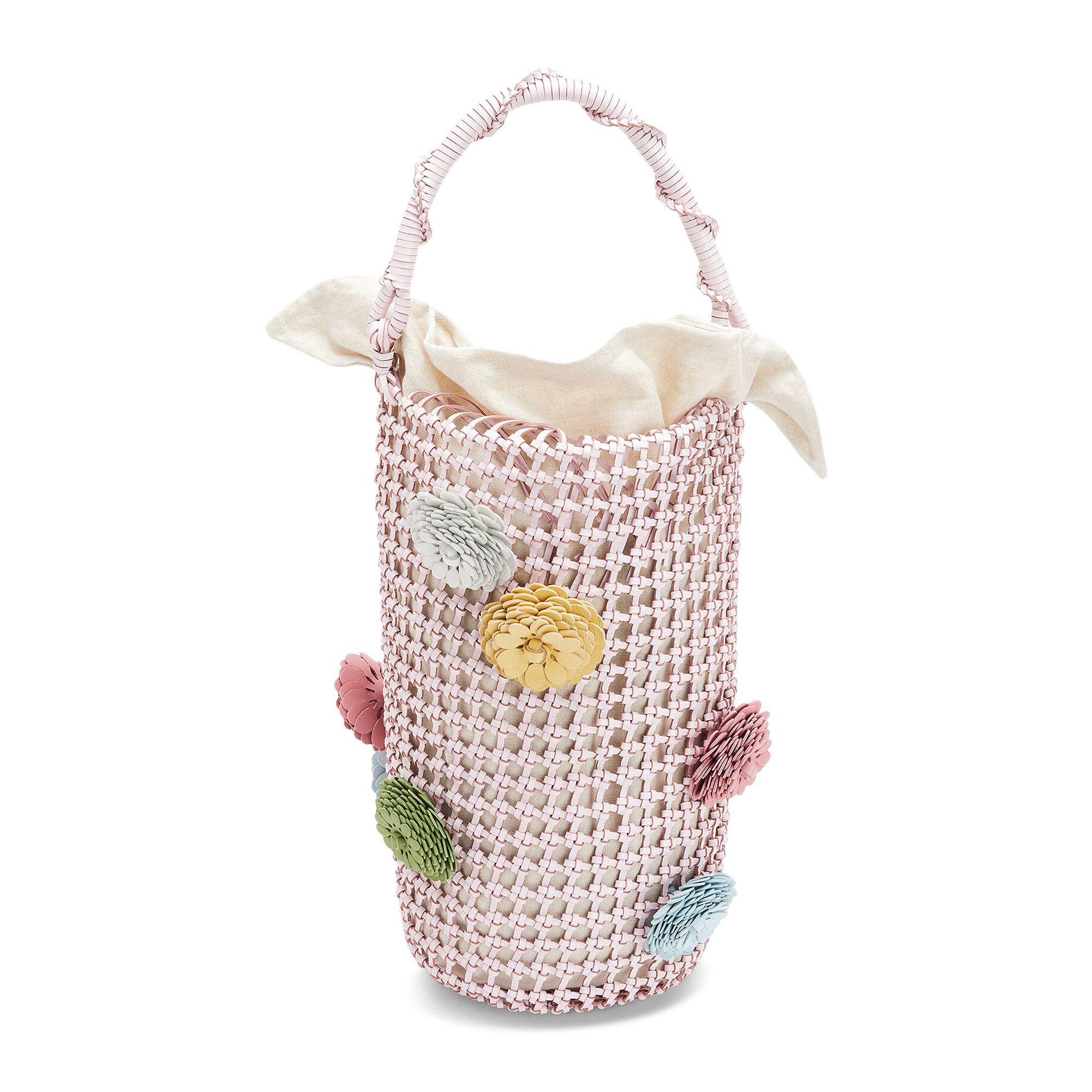 Buy Loewe Bucket Mesh Flower Bag 'Icy Pink' - A546W52X01