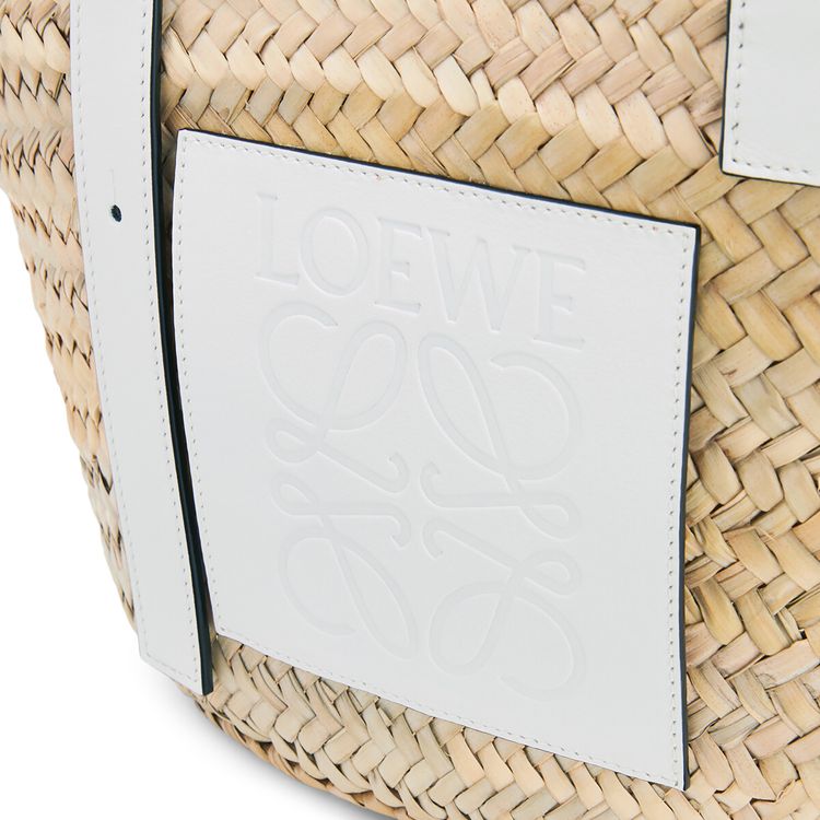 Loewe Large Basket Bag NaturalWhite