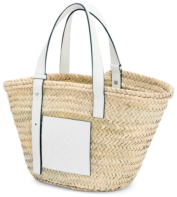 Loewe Large Basket Bag NaturalWhite