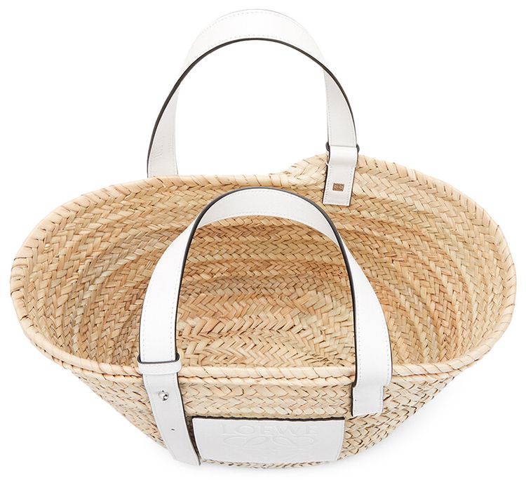 Loewe Large Basket Bag NaturalWhite