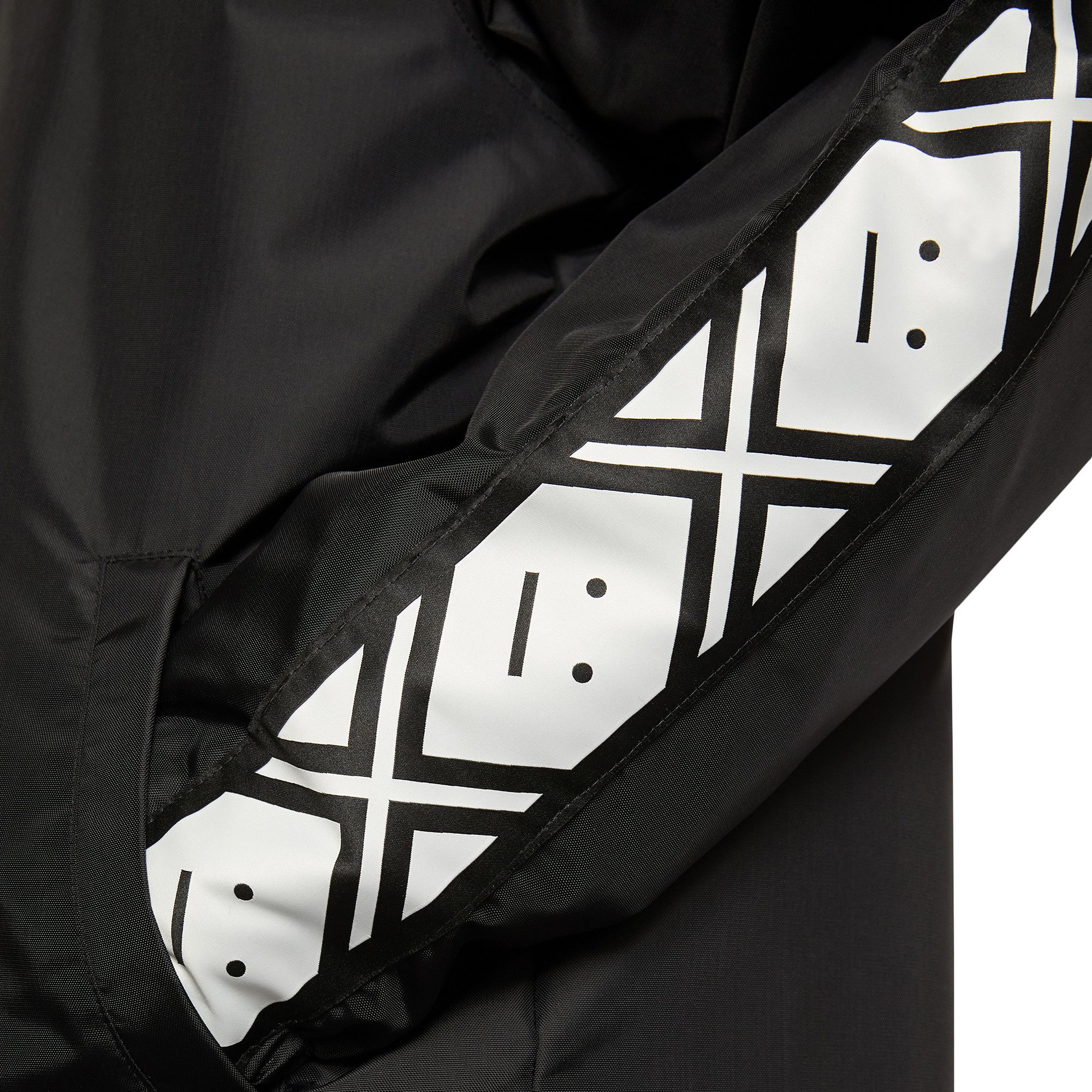 Buy Acne Studios Face Motif Coach Jacket 'Black' - C90032 GOAT
