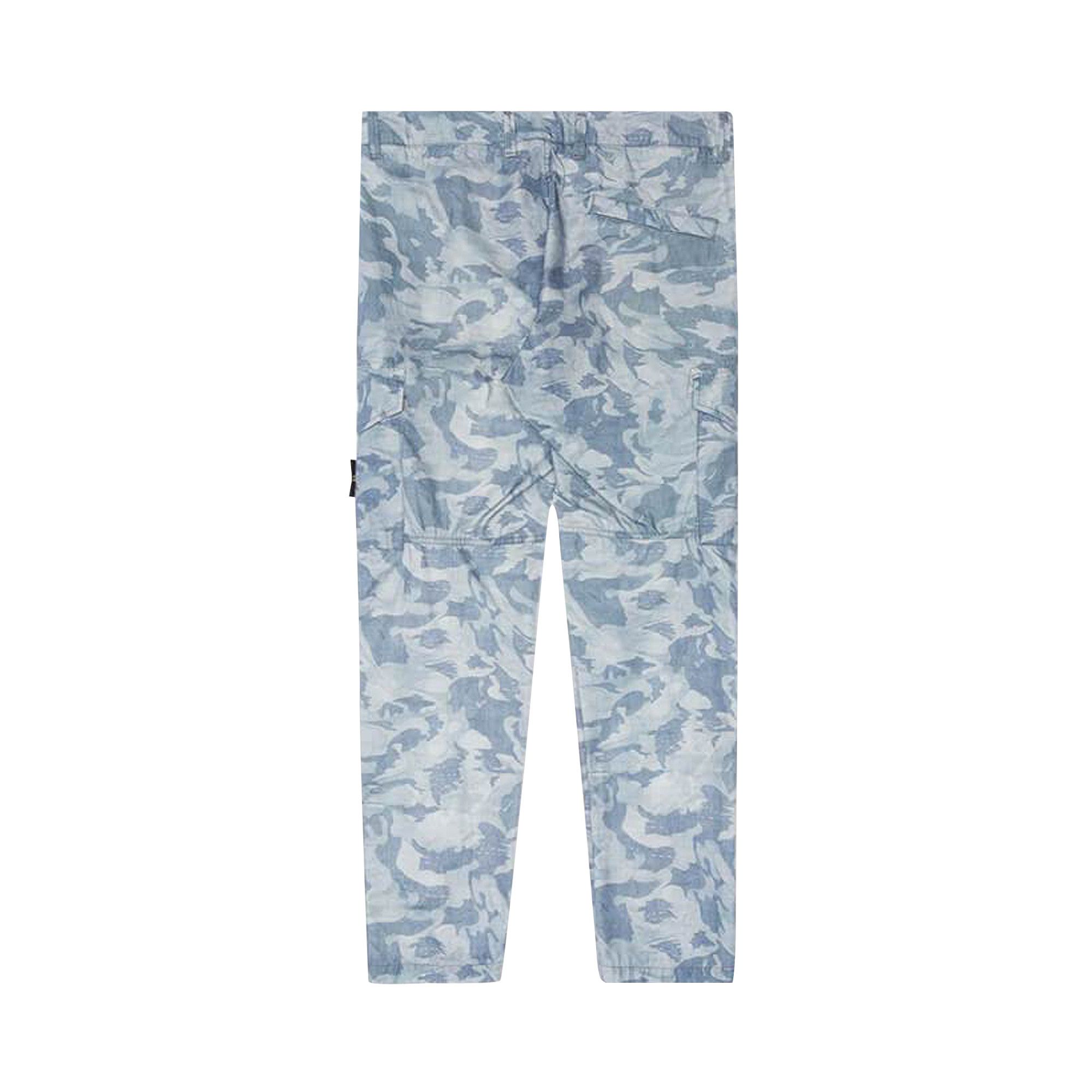 Buy Stone Island Big Loom Camo Cargo Pants 'Sky Blue' - 7215323ED
