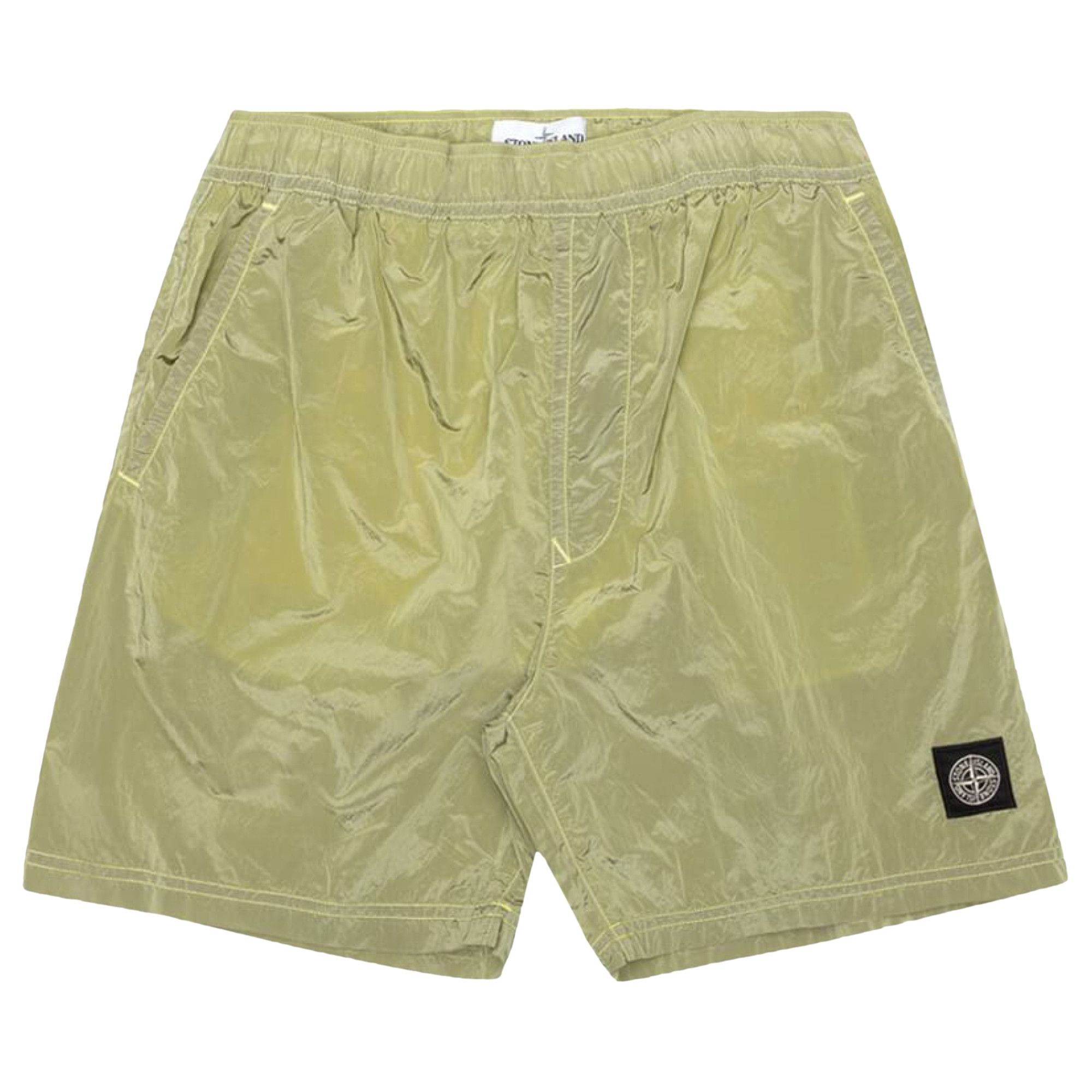 Stone island lemon shorts discount