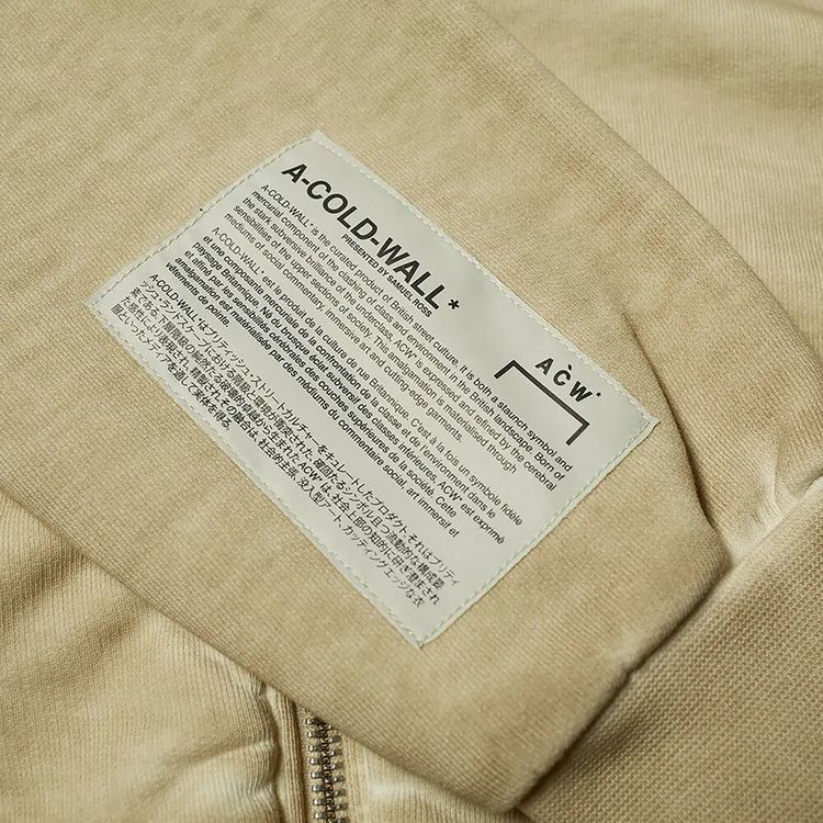 A Cold Wall Classic Overlock Hood Taupe