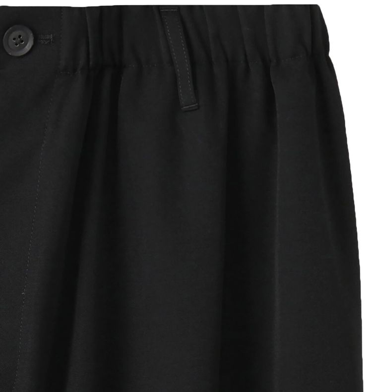 Yohji Yamamoto G Tab Gather Pants Black