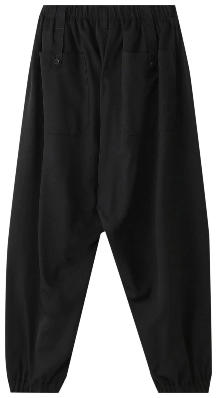 Yohji Yamamoto G Tab Gather Pants Black