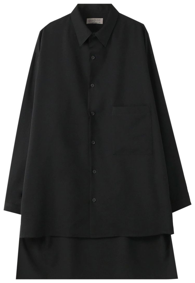Yohji Yamamoto M FB Difference Blouse Black
