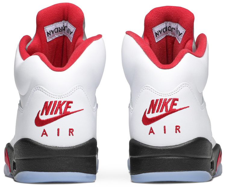 Air Jordan 5 Retro White Fire Red 2020
