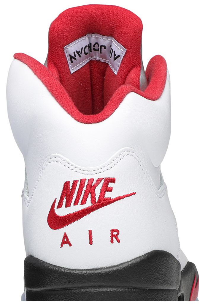 Air Jordan 5 Retro White Fire Red 2020