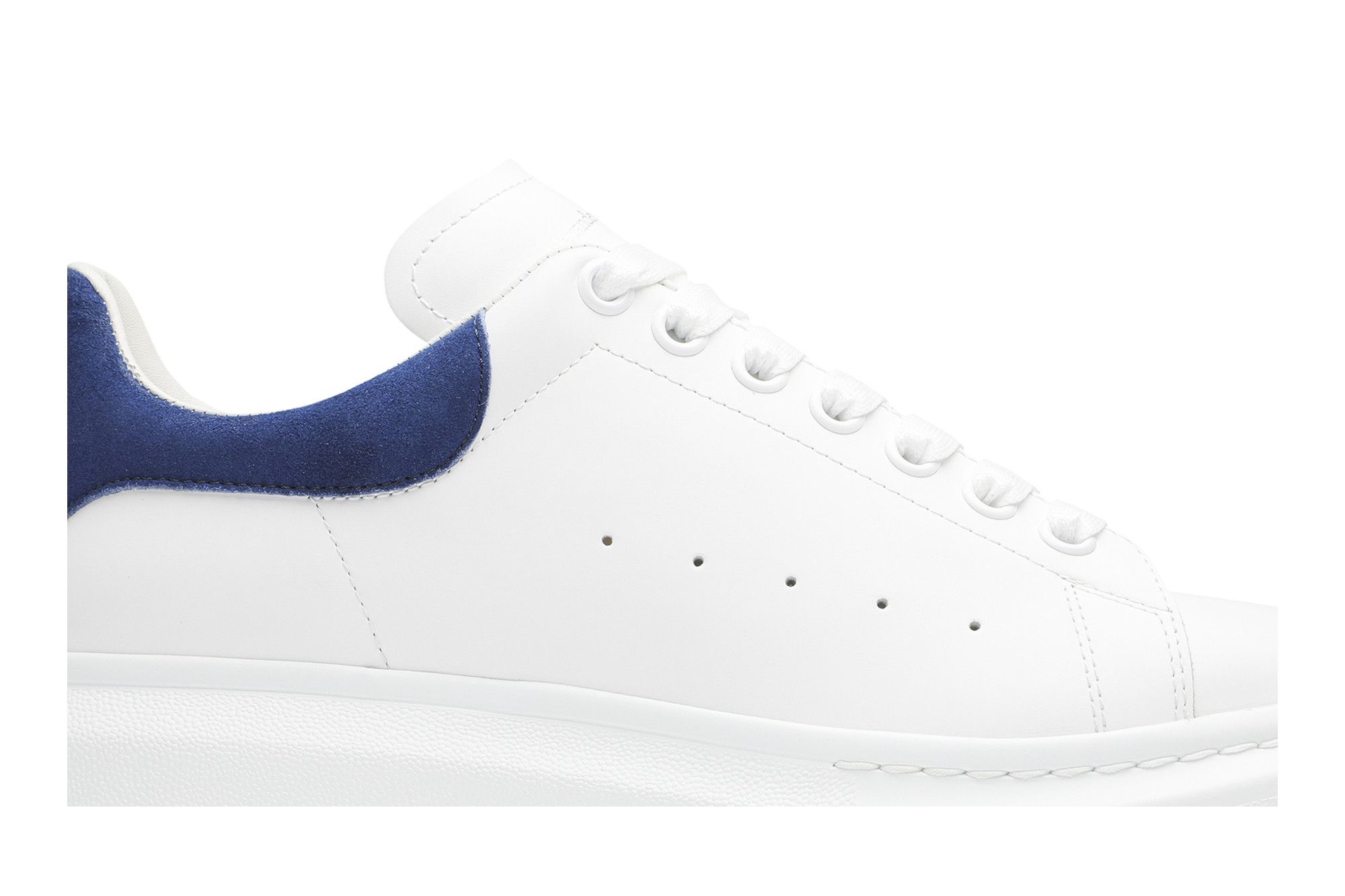 Buy Alexander McQueen Oversized Sneaker White Paris Blue 553680 WHGP7 9086 GOAT