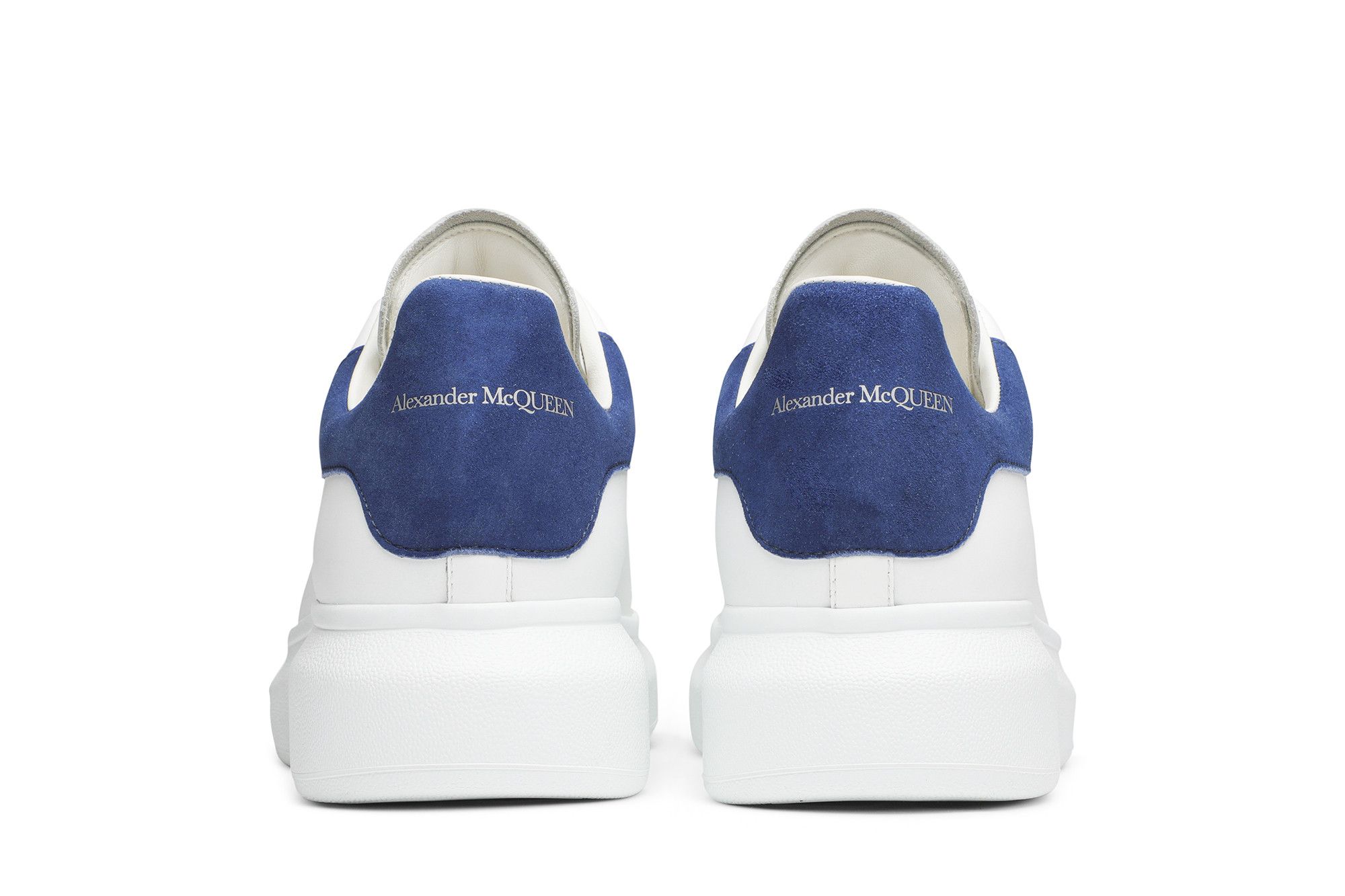 Buy Alexander McQueen Oversized Sneaker White Paris Blue 553680 WHGP7 9086 GOAT CA