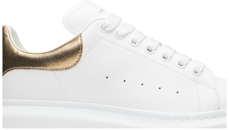 Alexander McQueen Oversized Sneaker White Gold