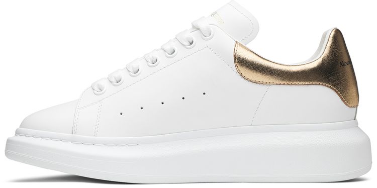 Alexander McQueen Oversized Sneaker White Gold