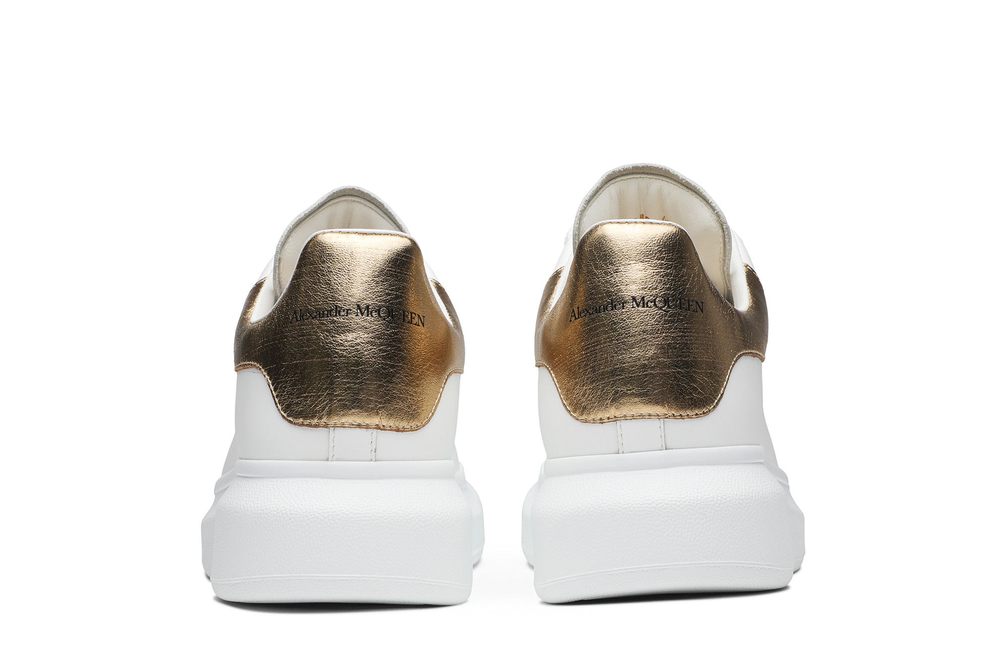 Alexander mcqueen white gold top