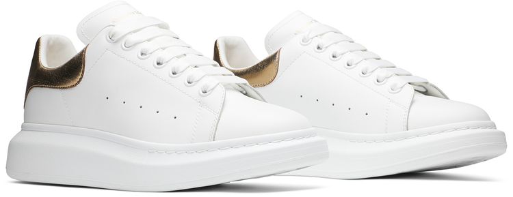 Alexander McQueen Oversized Sneaker White Gold