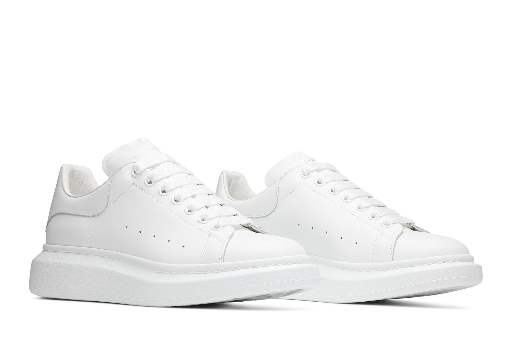 スニーカー Oversized Sneakers - Alexander McQueen - Leather - White eCom-553680WIAIG9007_F.jpg?v=1