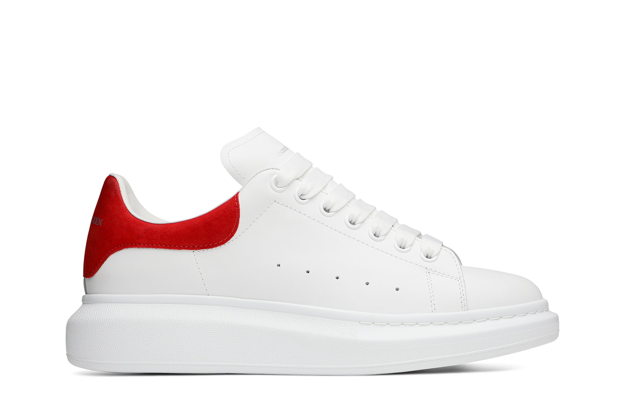 Buy Alexander McQueen Oversized Sneaker 'White Lust Red' - 553680 