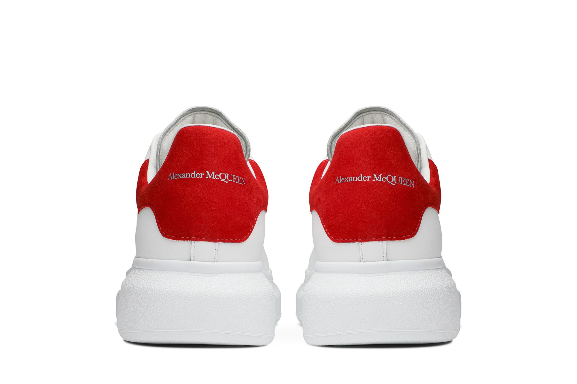 Buy Alexander McQueen Oversized Sneaker White Lust Red 553680 WHGP7 9676 GOAT