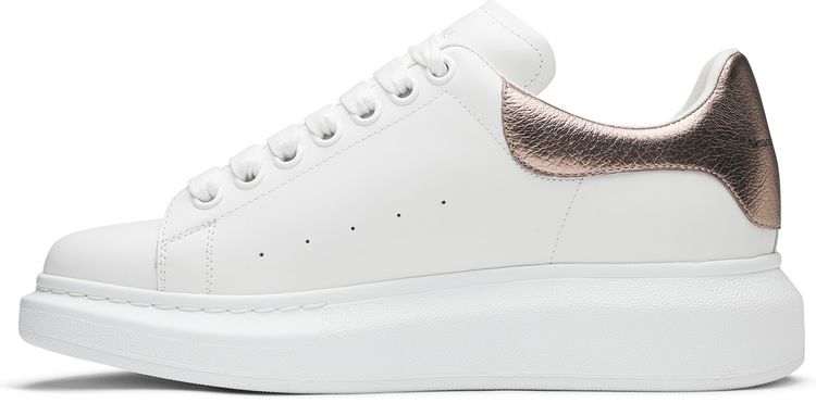 Alexander McQueen Wmns Oversized Sneaker White Rose Gold