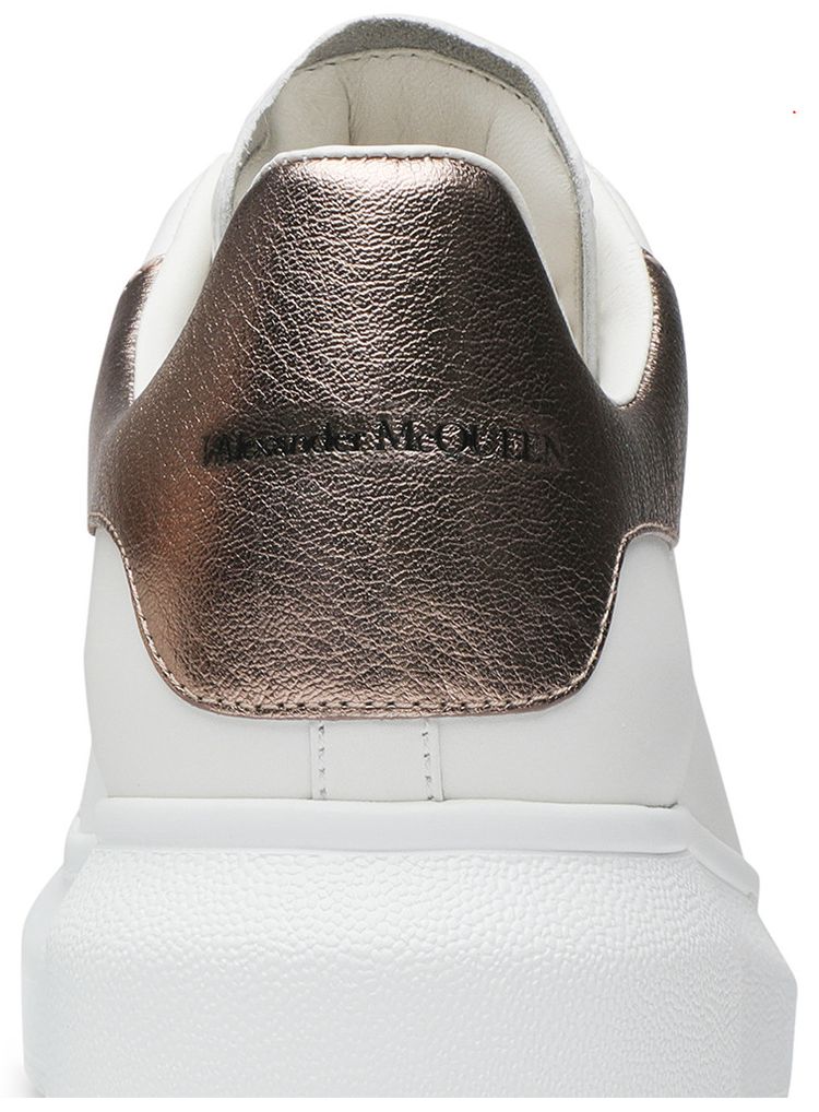 Alexander McQueen Wmns Oversized Sneaker White Rose Gold
