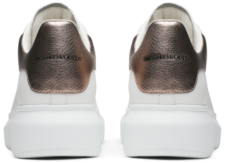 Alexander McQueen Wmns Oversized Sneaker White Rose Gold