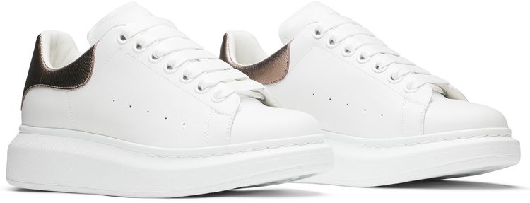 Alexander McQueen Wmns Oversized Sneaker White Rose Gold