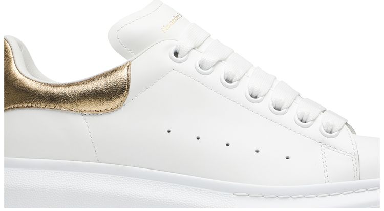 Alexander McQueen Wmns Oversized Sneaker White Light Gold