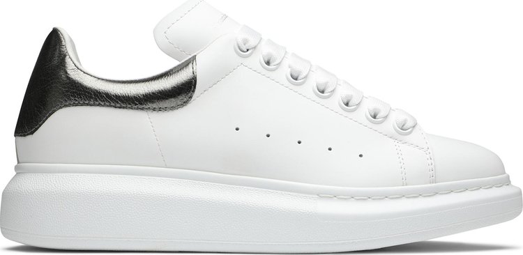Alexander McQueen Wmns Oversized Sneaker 'Bleach White Silver'