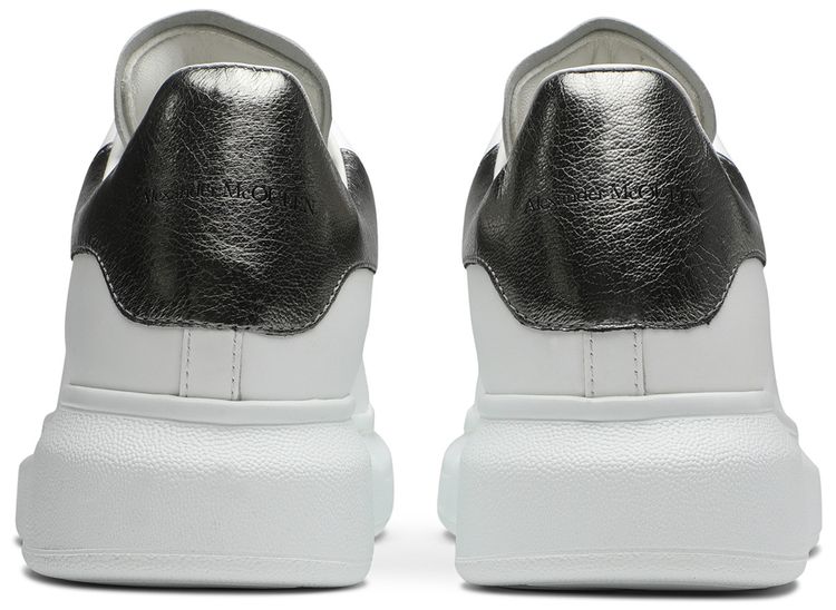 Alexander McQueen Wmns Oversized Sneaker Bleach White Silver