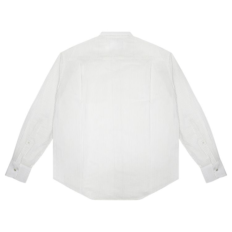 Eckhaus Latta Dog Ear Button Down Pencil Stripe