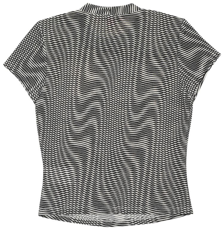 Eckhaus Latta Burnout Tee Optic Warp